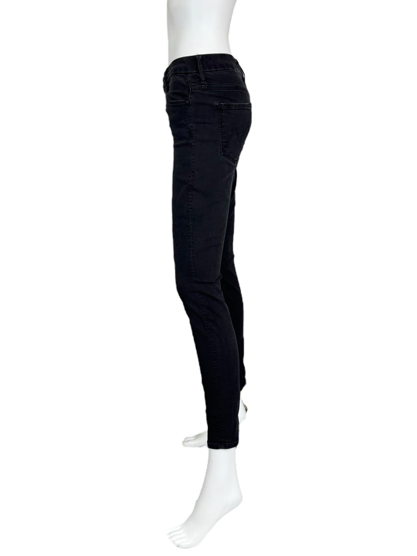 MOTHER Black Skinny Jeans Size 27