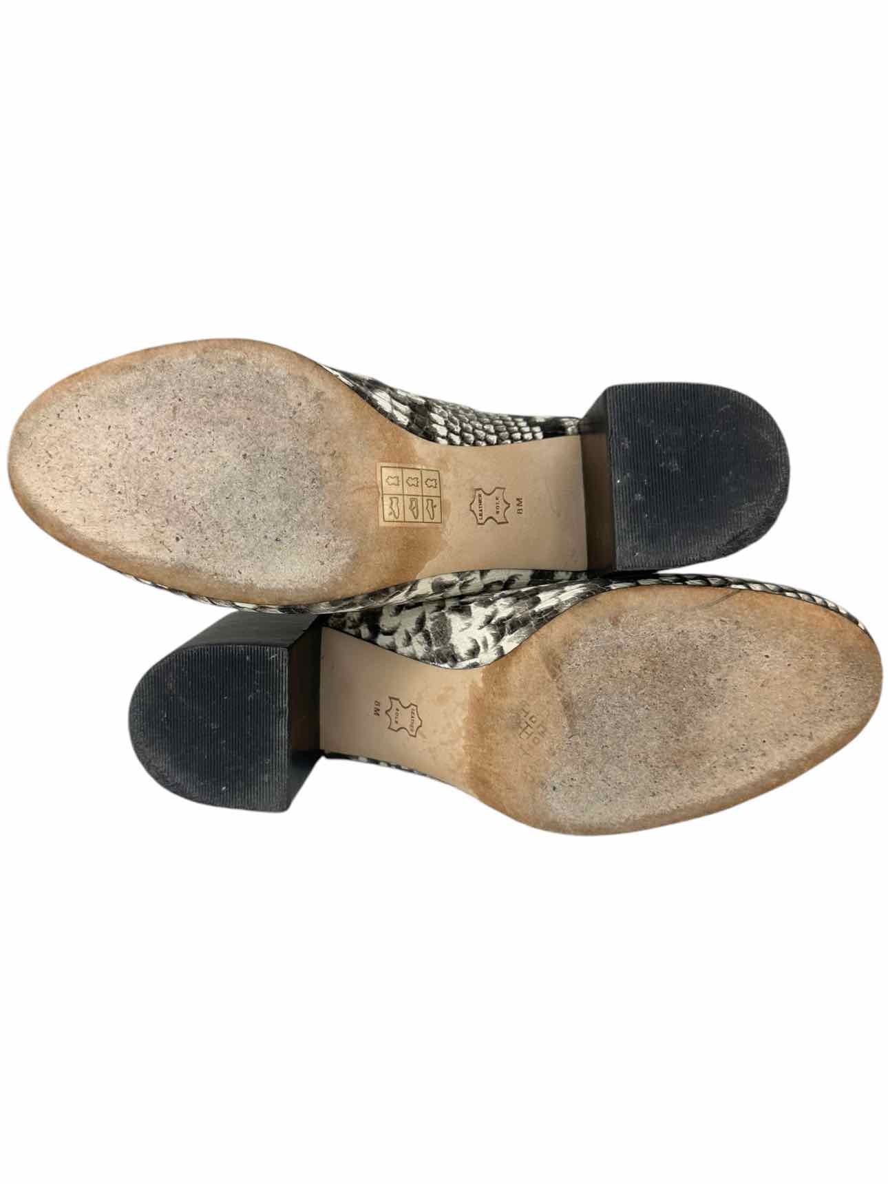 Tory Burch Snakeskin Ankle Booties Size 8