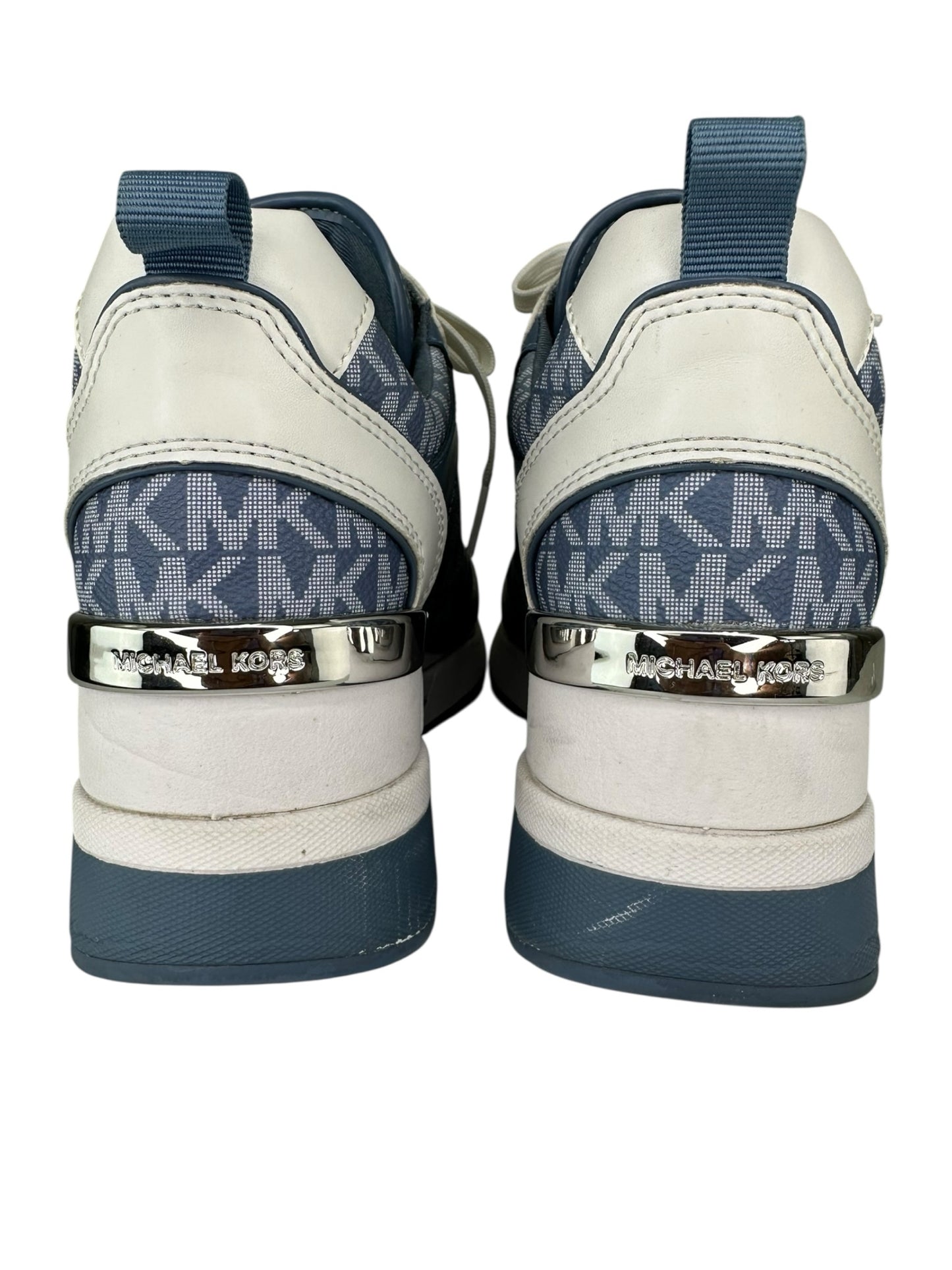 MICHAEL Michael Kors Blue Georgie Trainer High Top Sneakers Size 7