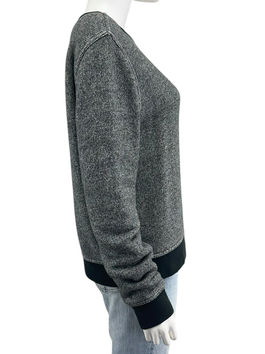 T ALEXANDER WANG Gray Knit Sweat Shirt Size M