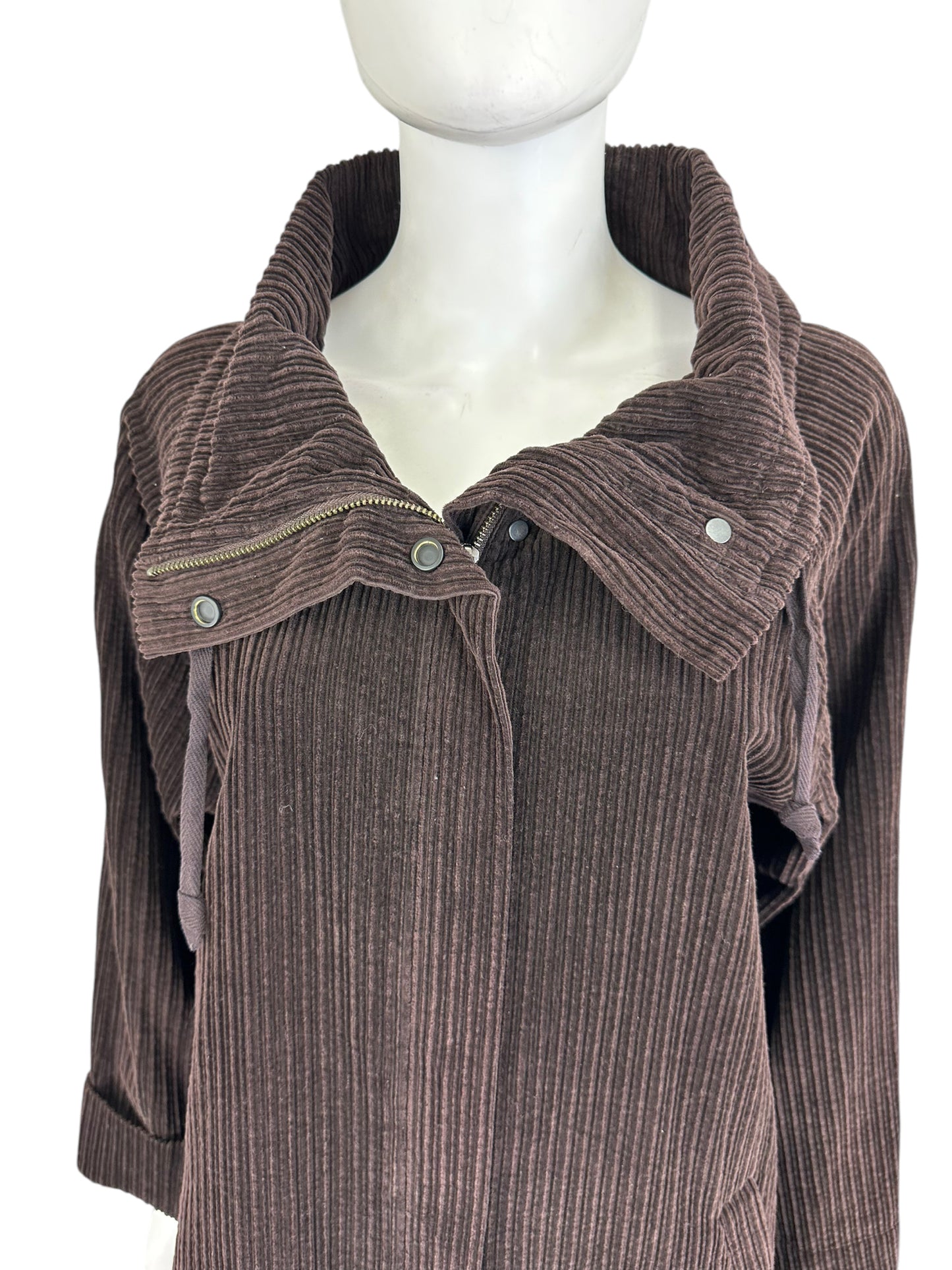 EILEEN FISHER Brown Corduroy Jacket Size M
