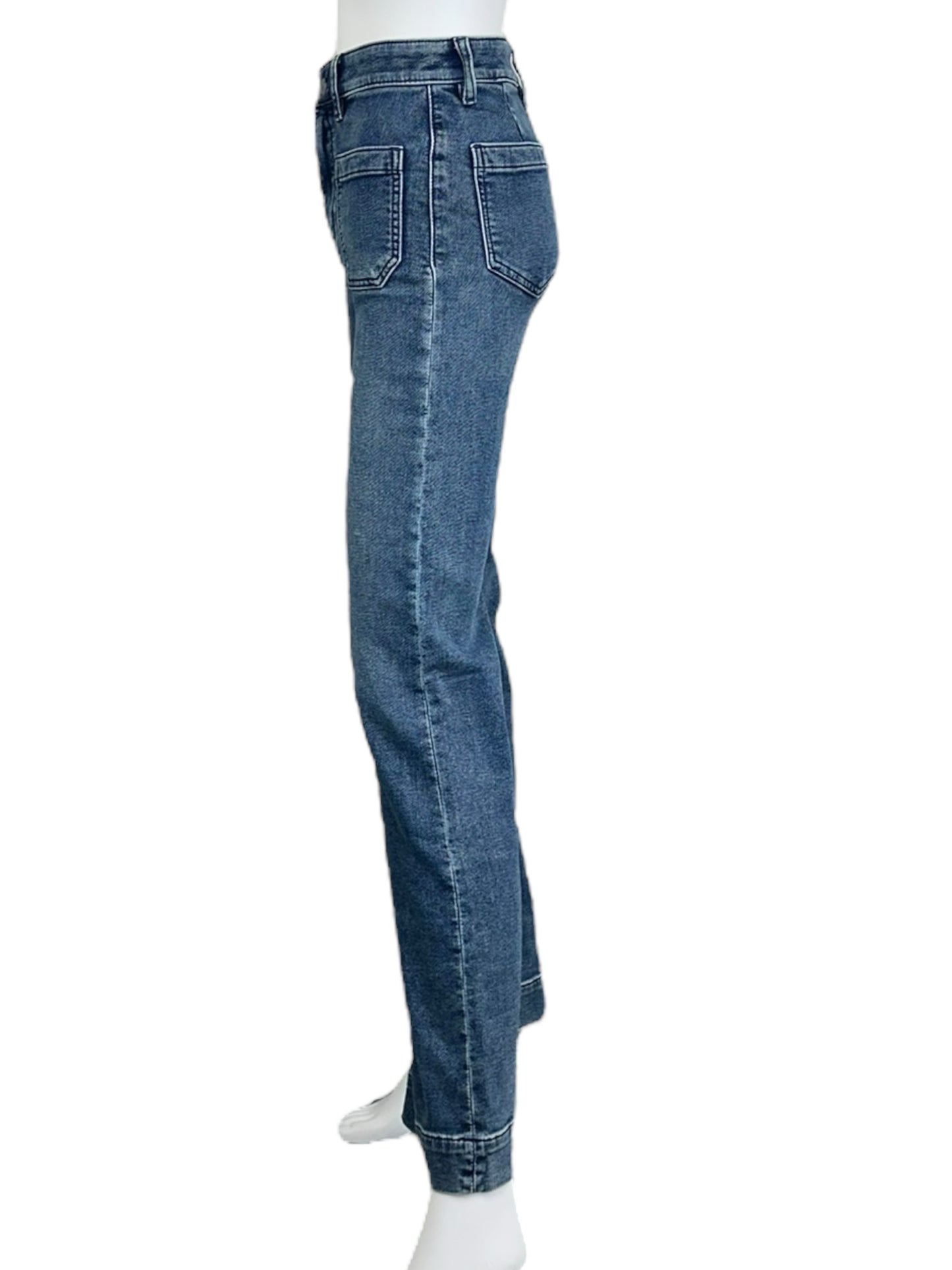 FAHERTY NWT Stretch Terry Patch Pocket Jeans Size 24