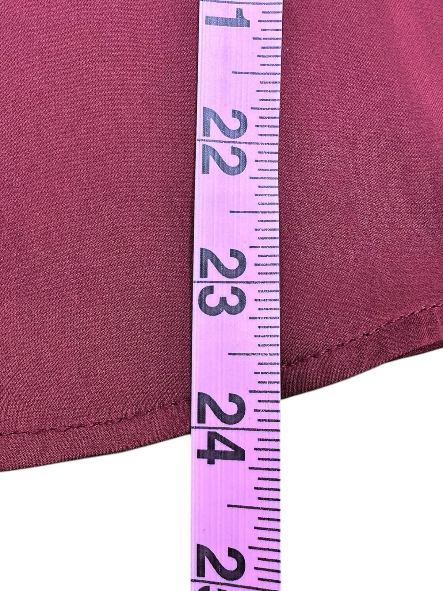 PAIGE Maroon Button-Down Size S