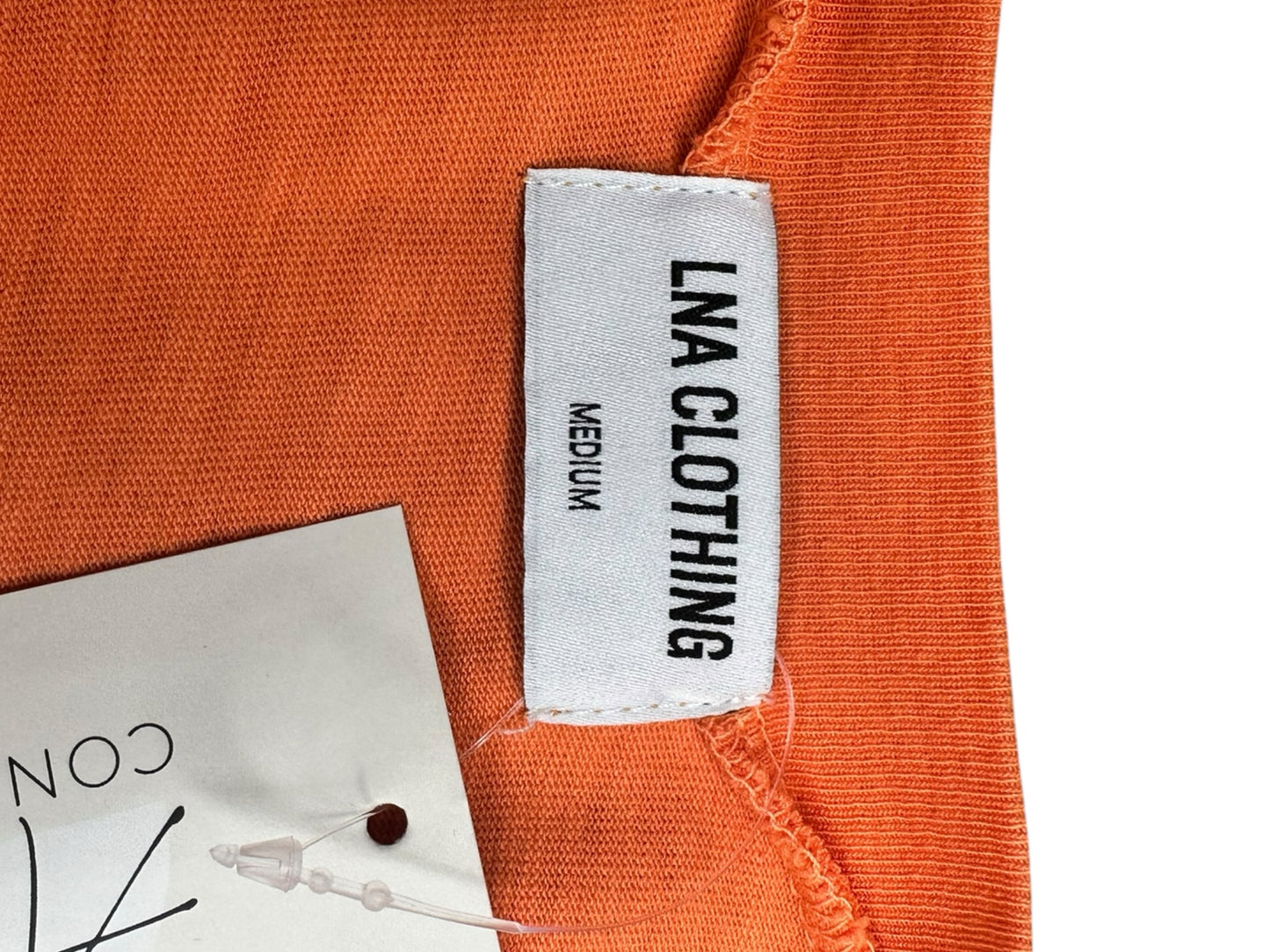 LNA Orange Knit Casual Dress Size M