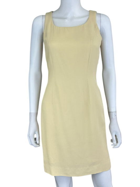 Ann Taylor Yellow Sheath Dress Size 2P