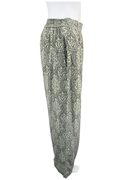 The J. Peterman Company Green Silk Pants Size S