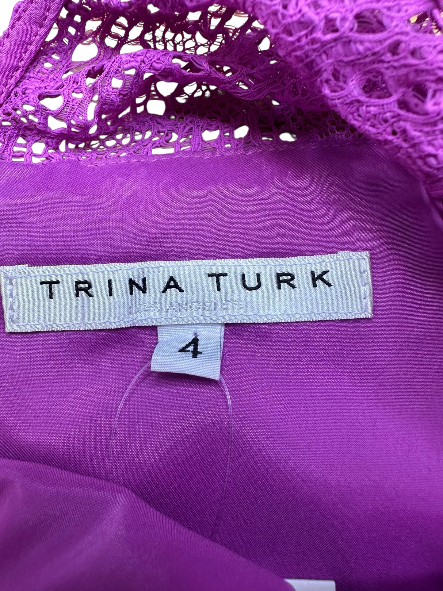 Trina Turk Purple Mini Dress Size 4