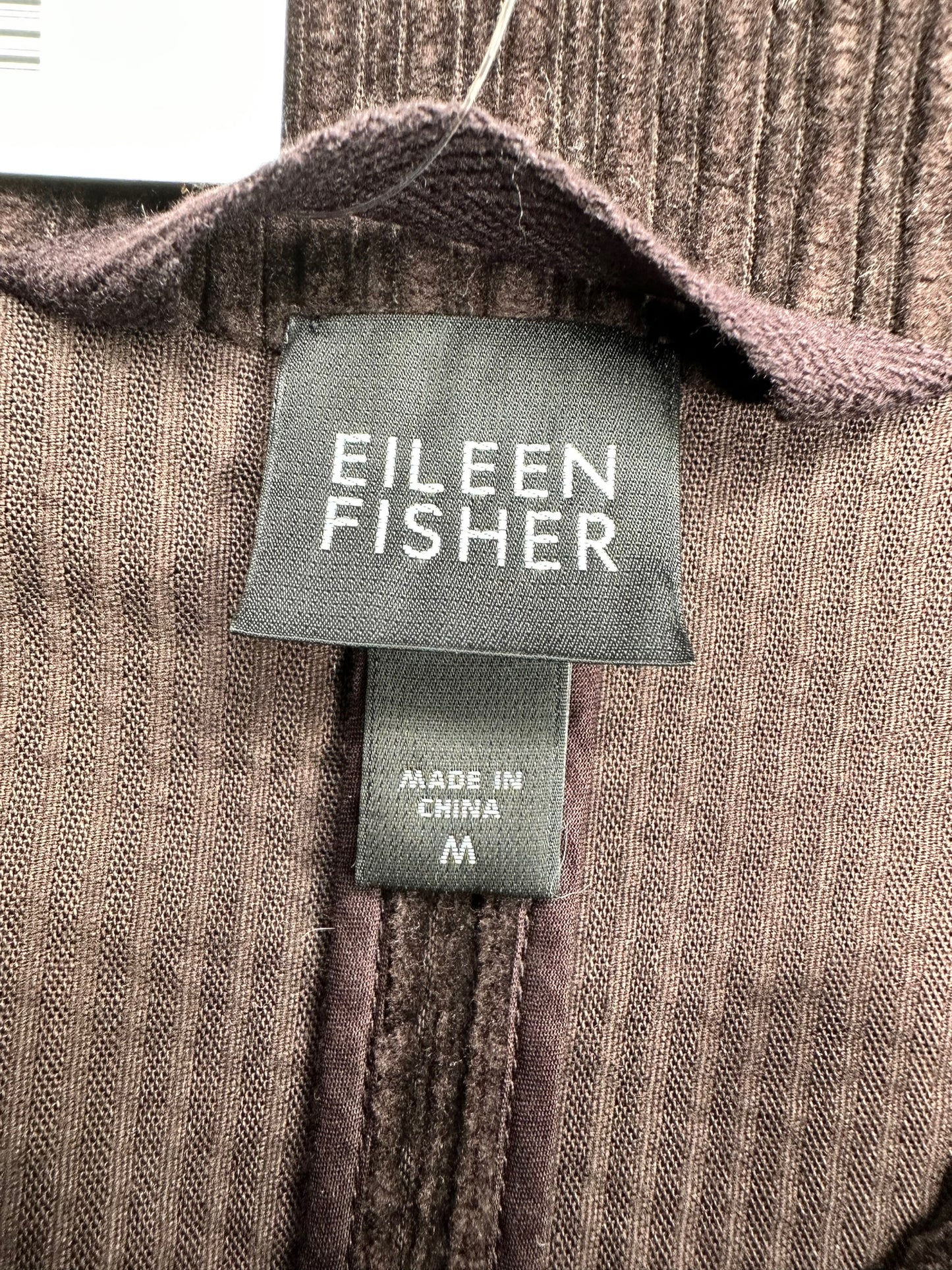 EILEEN FISHER Brown Corduroy Jacket Size M