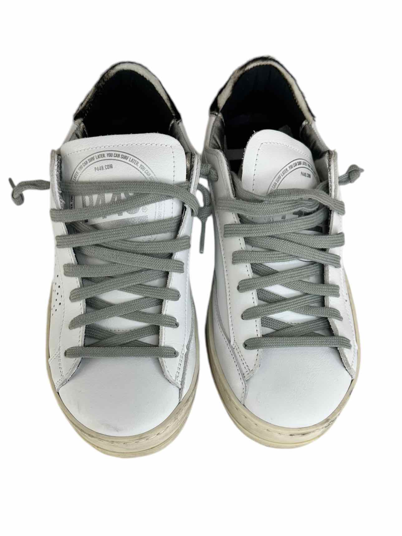 P448 John Zebra Sneakers Size 36