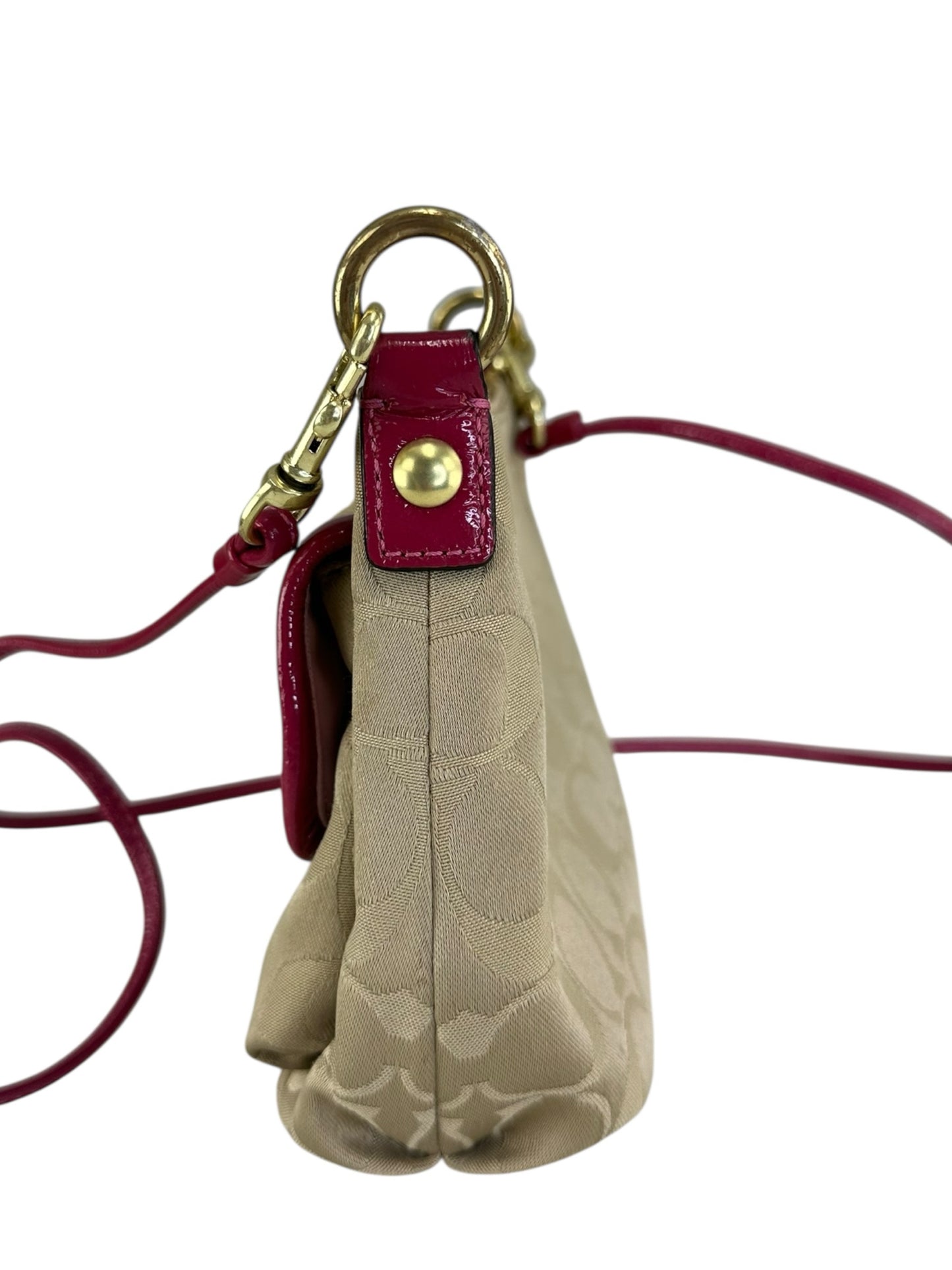 coach Tan Monogram Crossbody