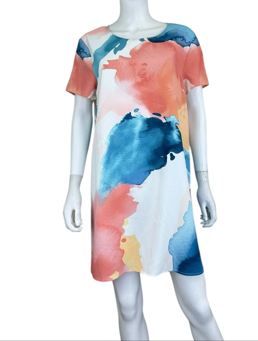 MINK PINK Watercolor Shift Dress Size L
