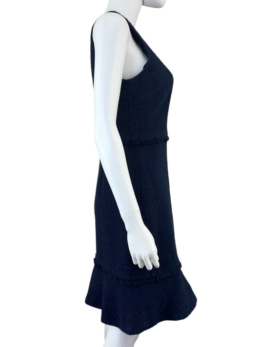 J. Crew Navy Blue Tweed Mini Dress Size 2