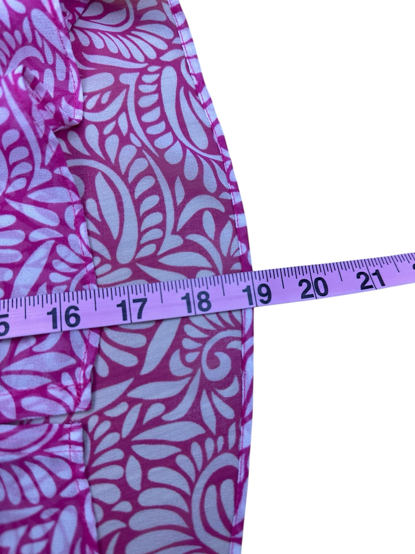 Boden Light Pink Paisley Blouse Size 2