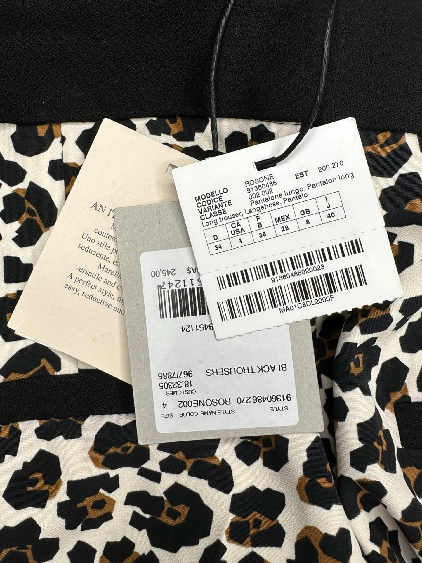 MARELLA NWT Trouser Size 4