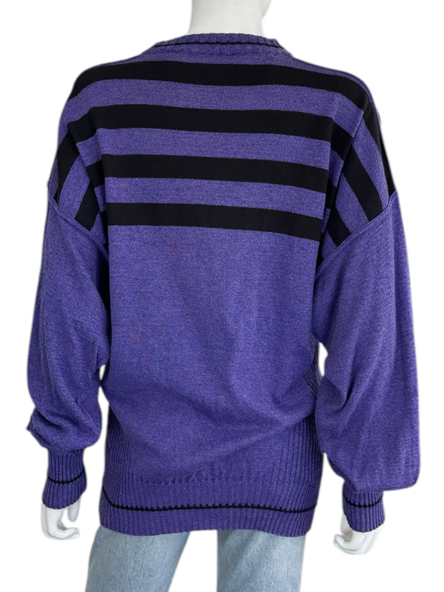 Vintage Luciano Chari Purple Sweater Size M