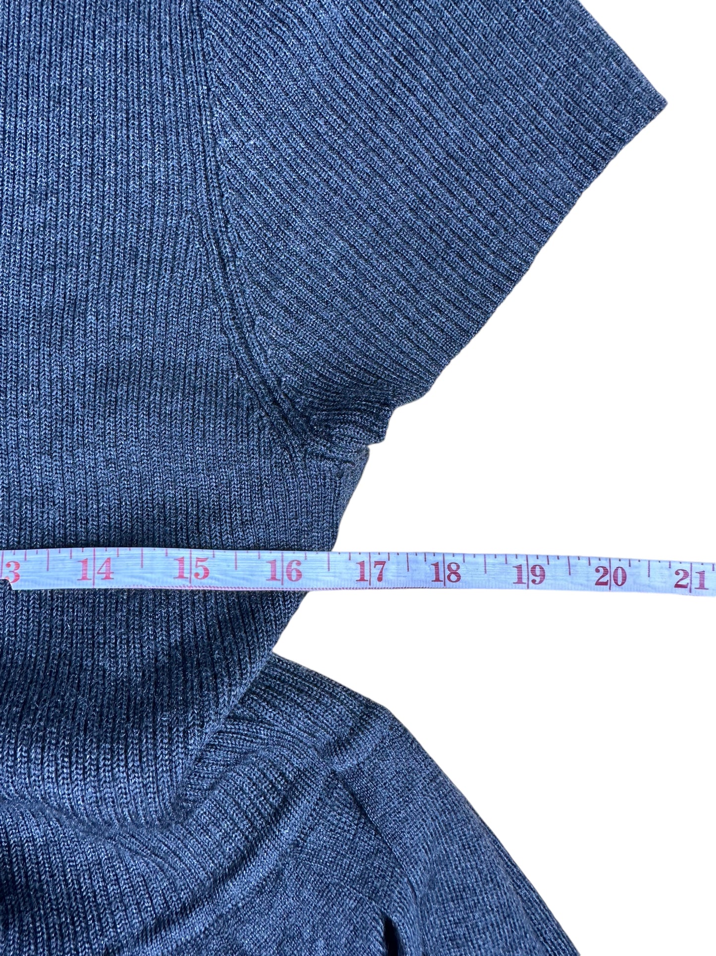Calvin Klein Charcoal Gray Sweater Dress Size L