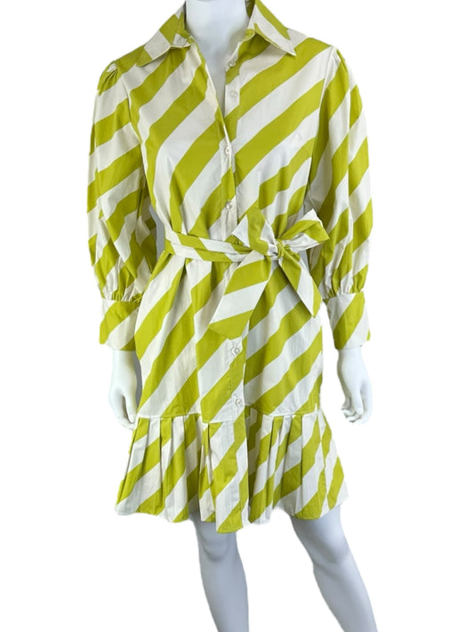Sofia Yellow and White Casual Dress  Size XS/S