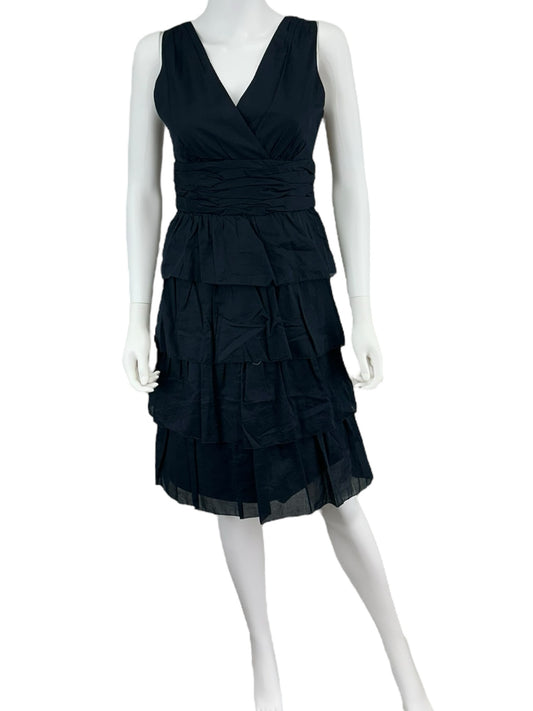 Talbots Black 100% Cotton Casual Dress Size 4