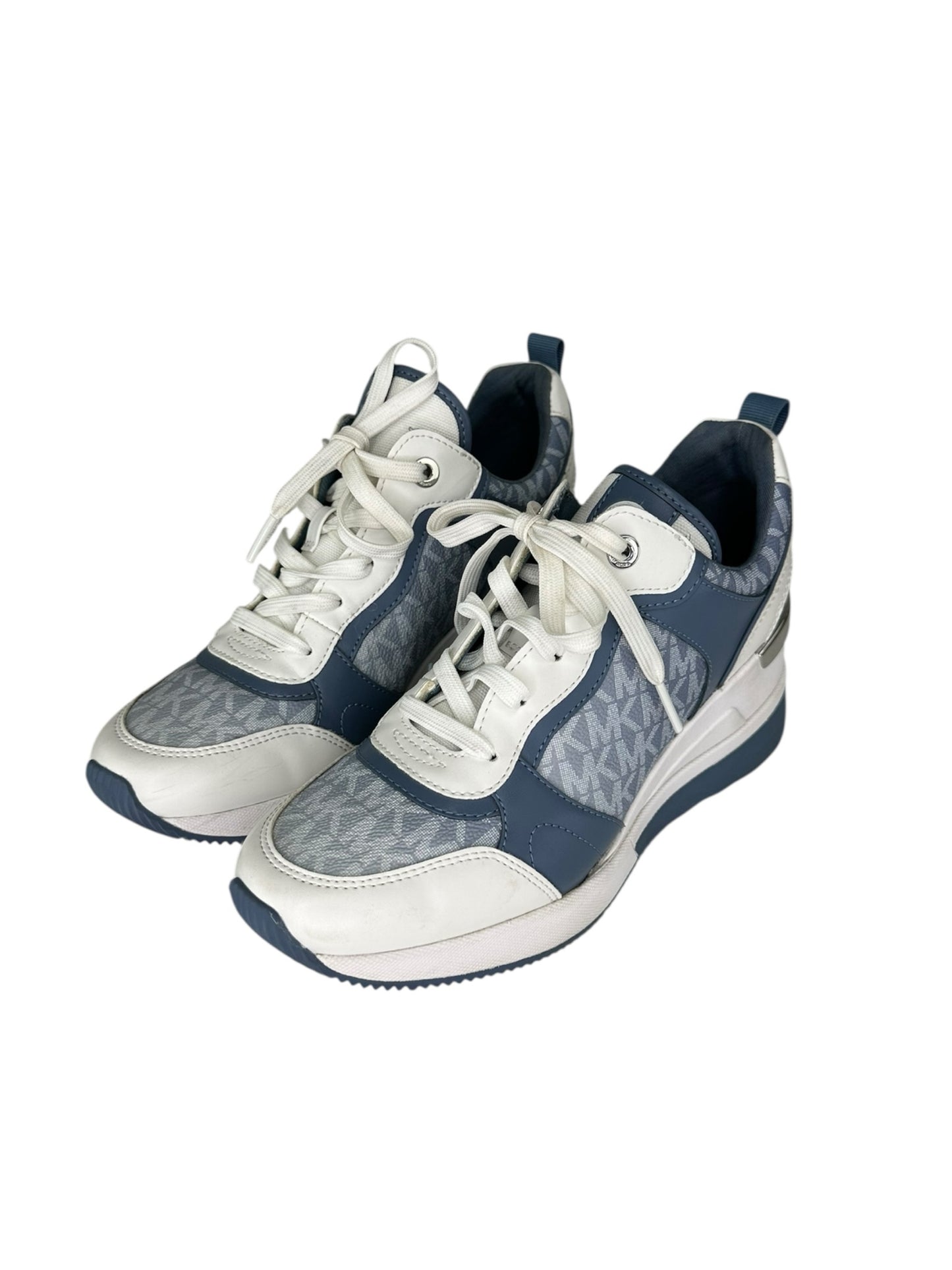 MICHAEL Michael Kors Blue Georgie Trainer High Top Sneakers Size 7