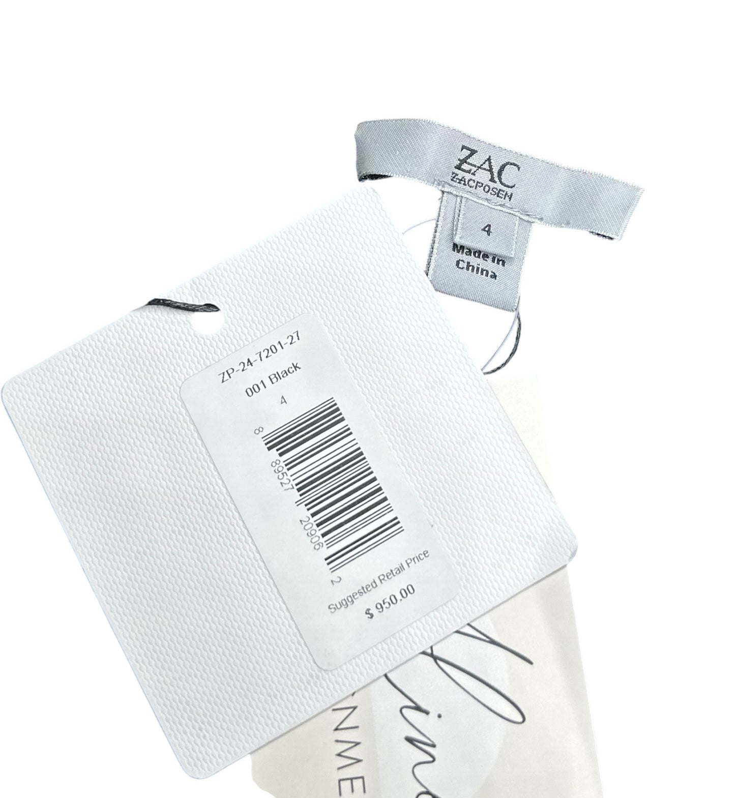 Zac Posen NWT Black Star Cocktail Dress Size S