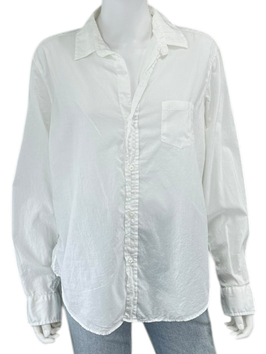 Frank & Eileen White Button-Down Shirt Size M