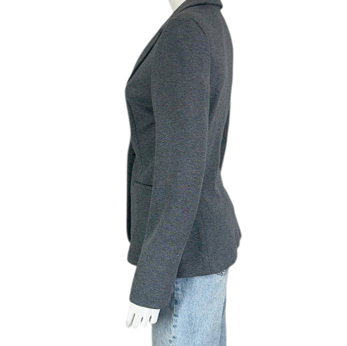 EXPRESS Grey Cotton Blazer Size S