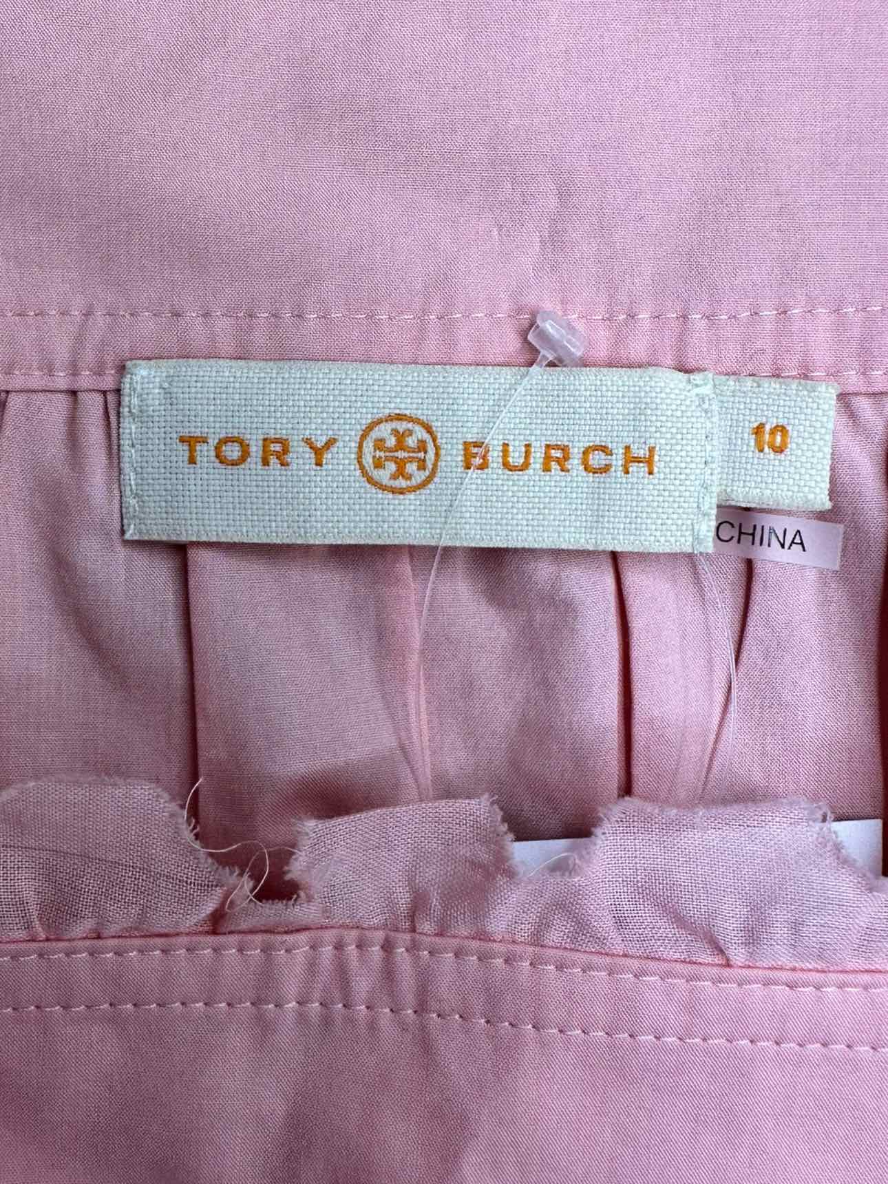 TORY BURCH Pink Scallop Trim Tank Size 10