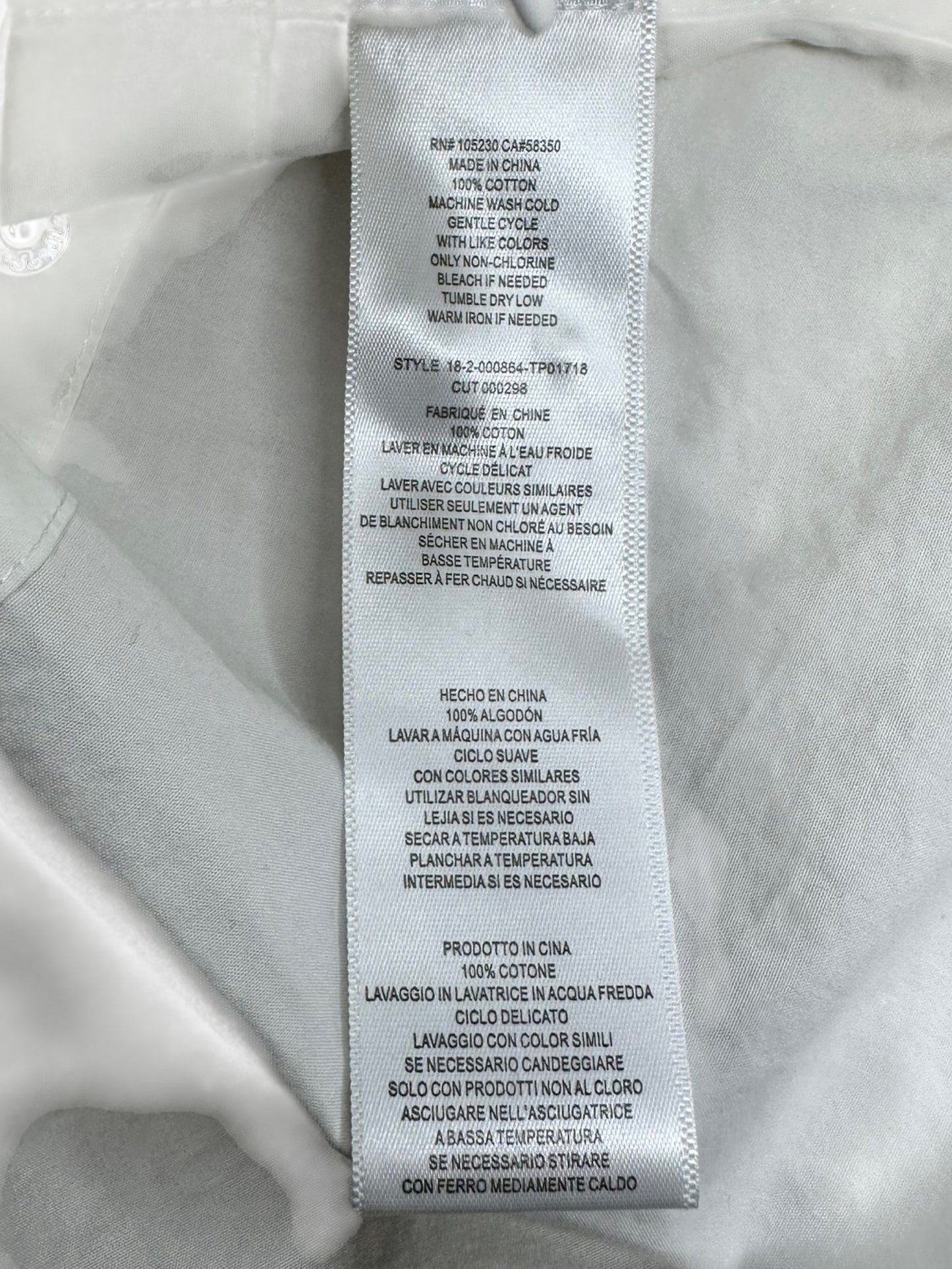 CURRENT/ELLIOTT NWT White Button-Down Size 3
