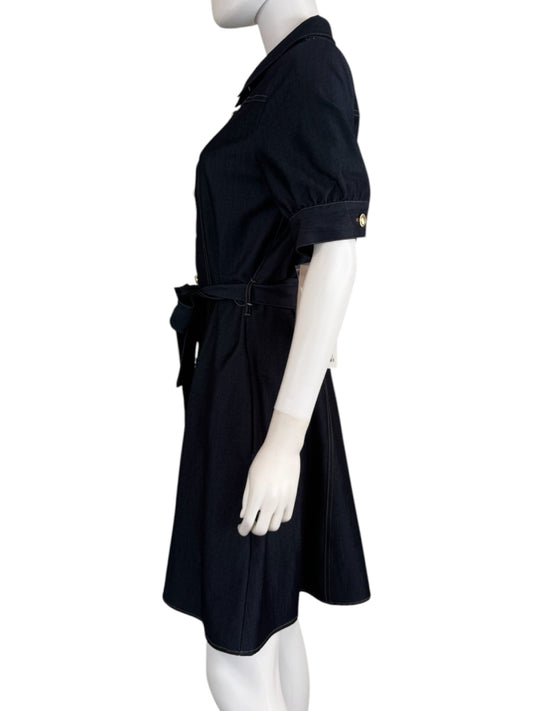 Nanette Lepore NWT Blue Chambray Shirt Dress Size 6