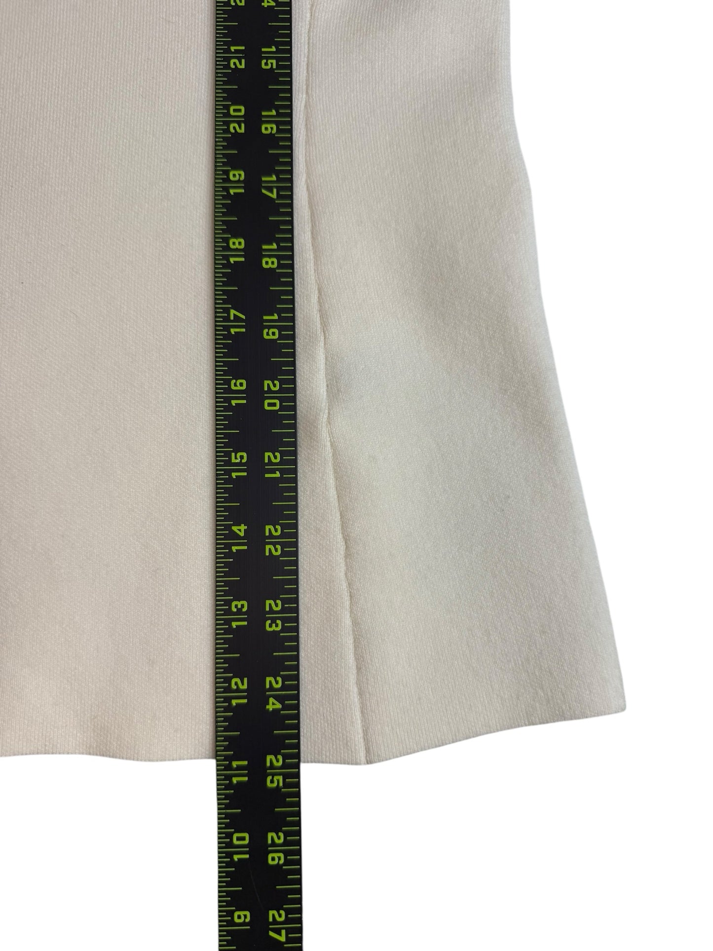 ELIE TAHARI Cream Extra Fine Merino Wool Sweater Size L