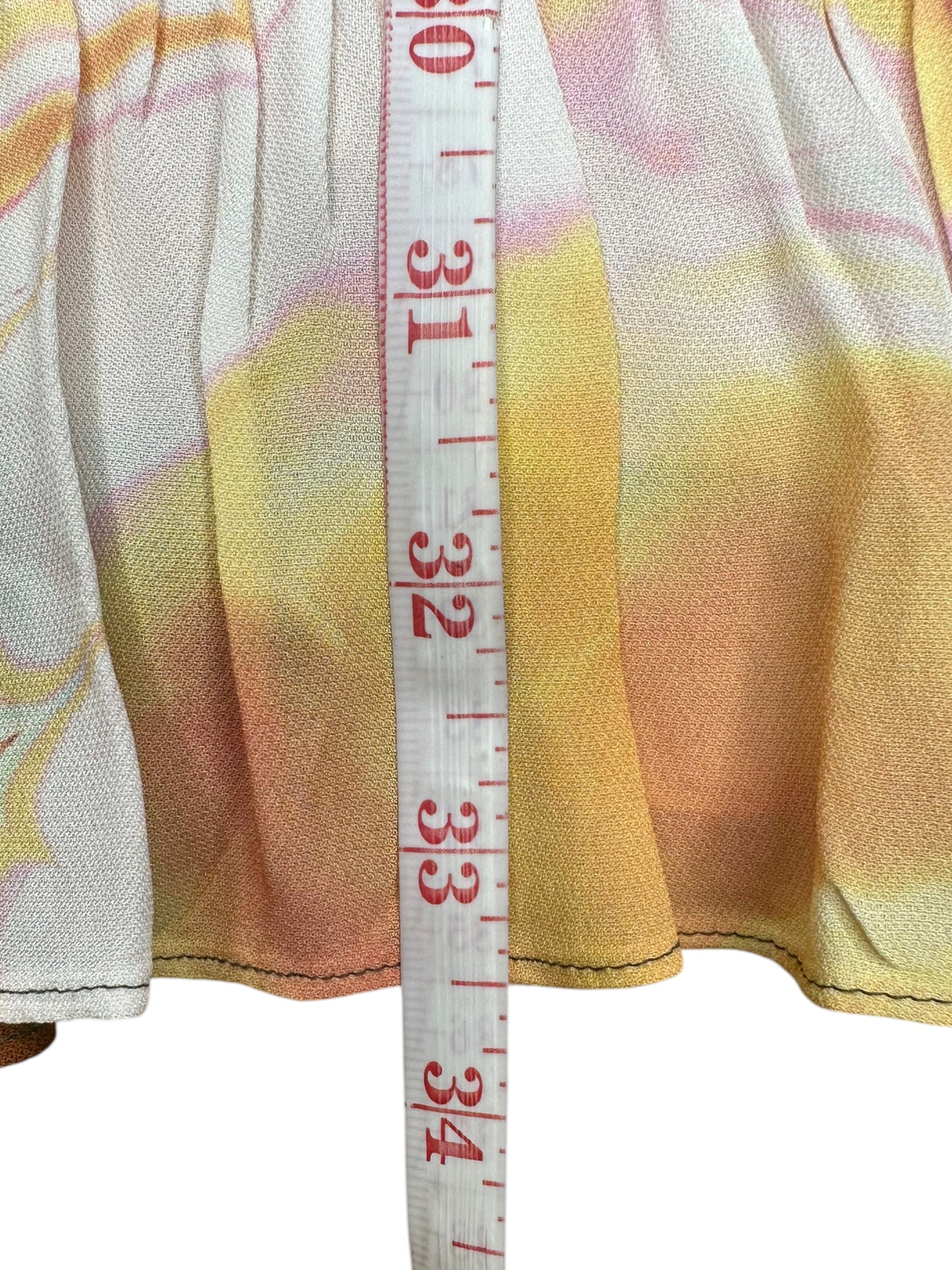 MARIE OLIVER Multicolor Marble Print Mini Dress Size XS