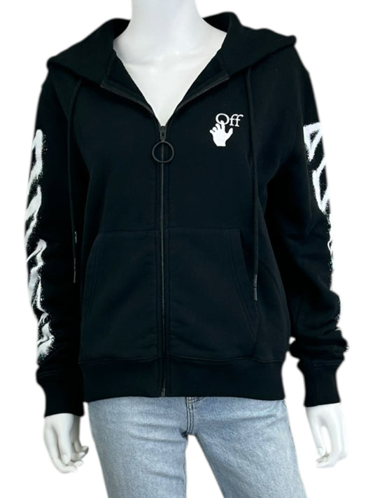 OFF WHITE Black Spray Arrow Jacket Size S