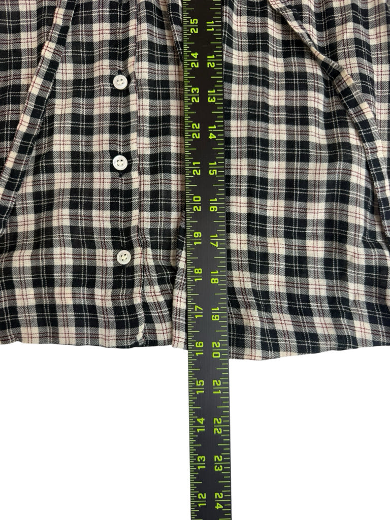 DOEN Black Gingham Check Skirt Set Size XS/S