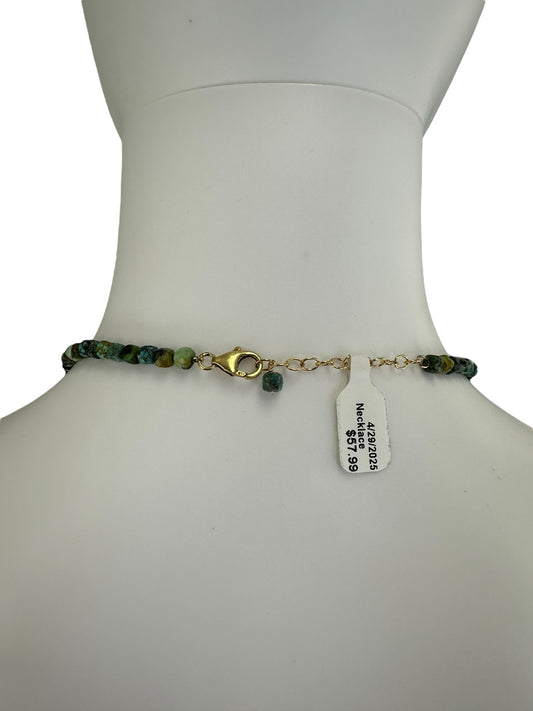 Dark Green Star Necklace