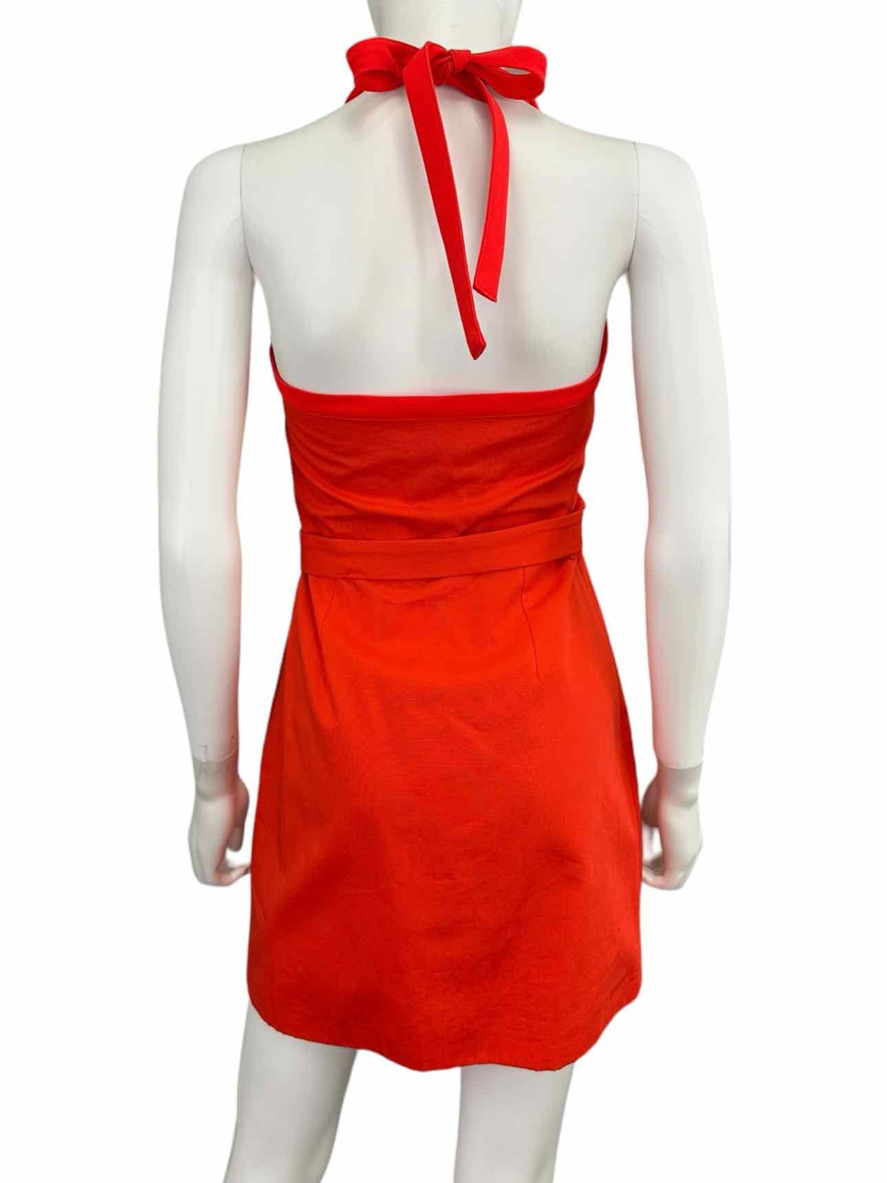 Tara Jarmon Red Halter Mini Cocktail Dress Size XS