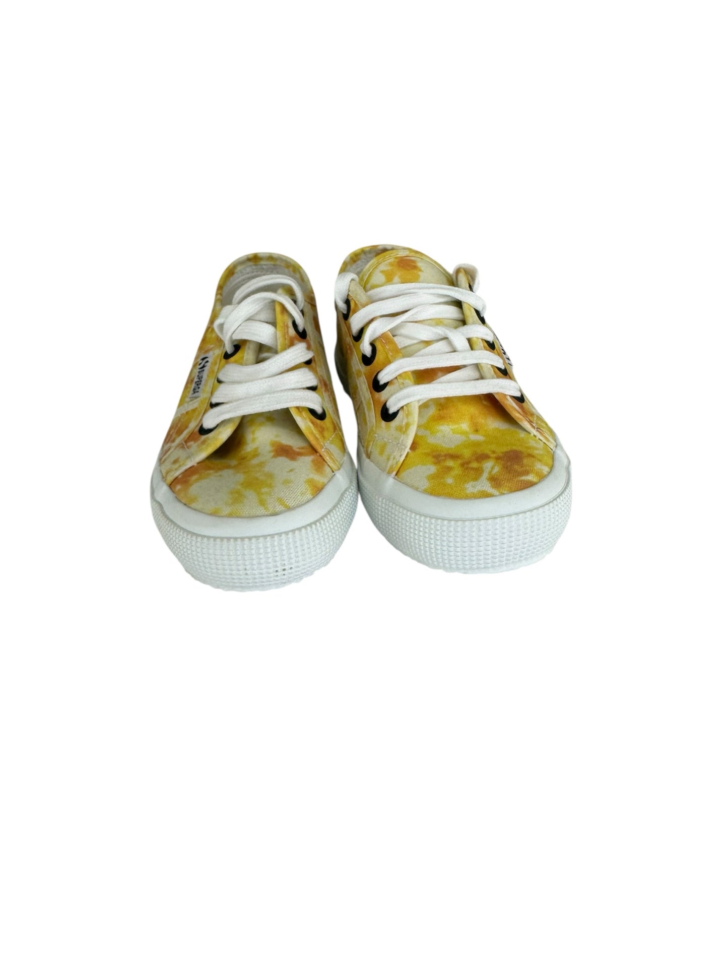 SUPERGA Yellow Tie Dye 2750 Sneakers Size 36