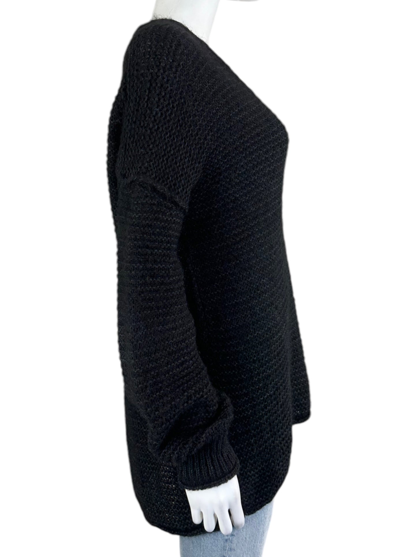 Free People Black Alpaca Blend Sweater Size XS