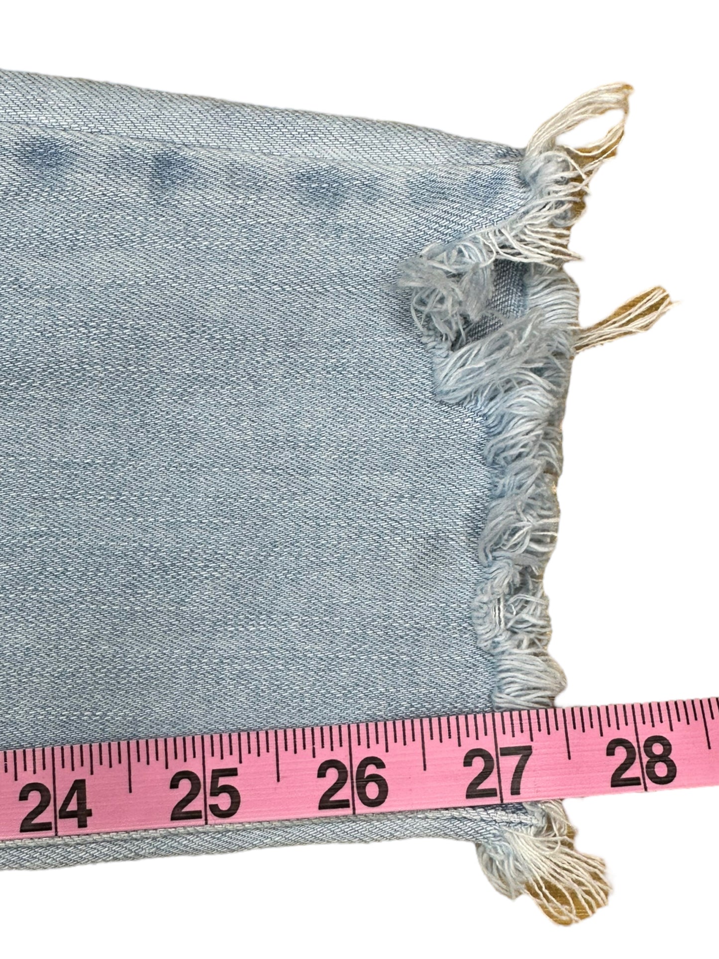 PAIGE Light Wash 'Hoxton Ankle' Straight Leg Jeans Size 28