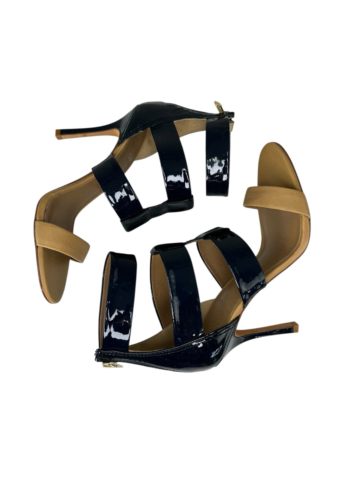 Tory Burch Danielle Caged Leather Sandal Pumps Size 8.5