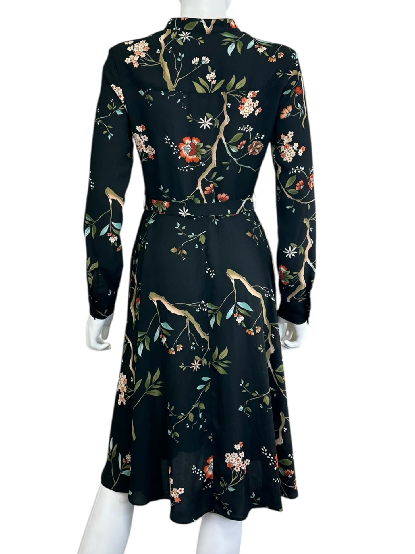 nanette by Nanette Lepore Black Floral Dress Size 2