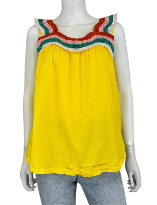 Corey Lynn Calter Yellow Embroidered Size M