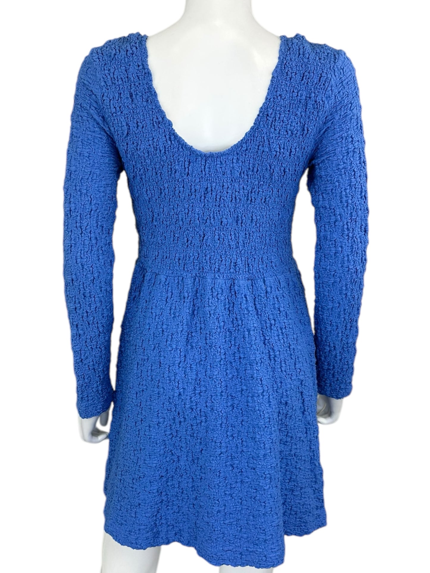 Saltwater Luxe NWT Blue Adrianna Long Sleeve Dress Size M