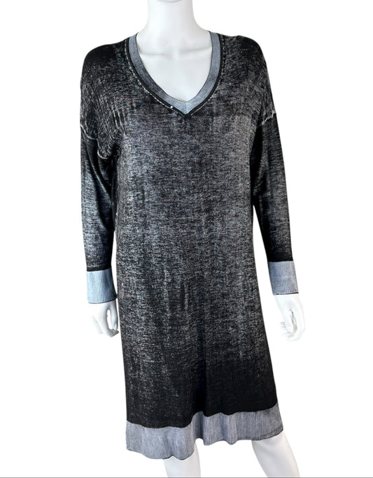 Mer Sea Black Cashmere Sweater Dress Size L