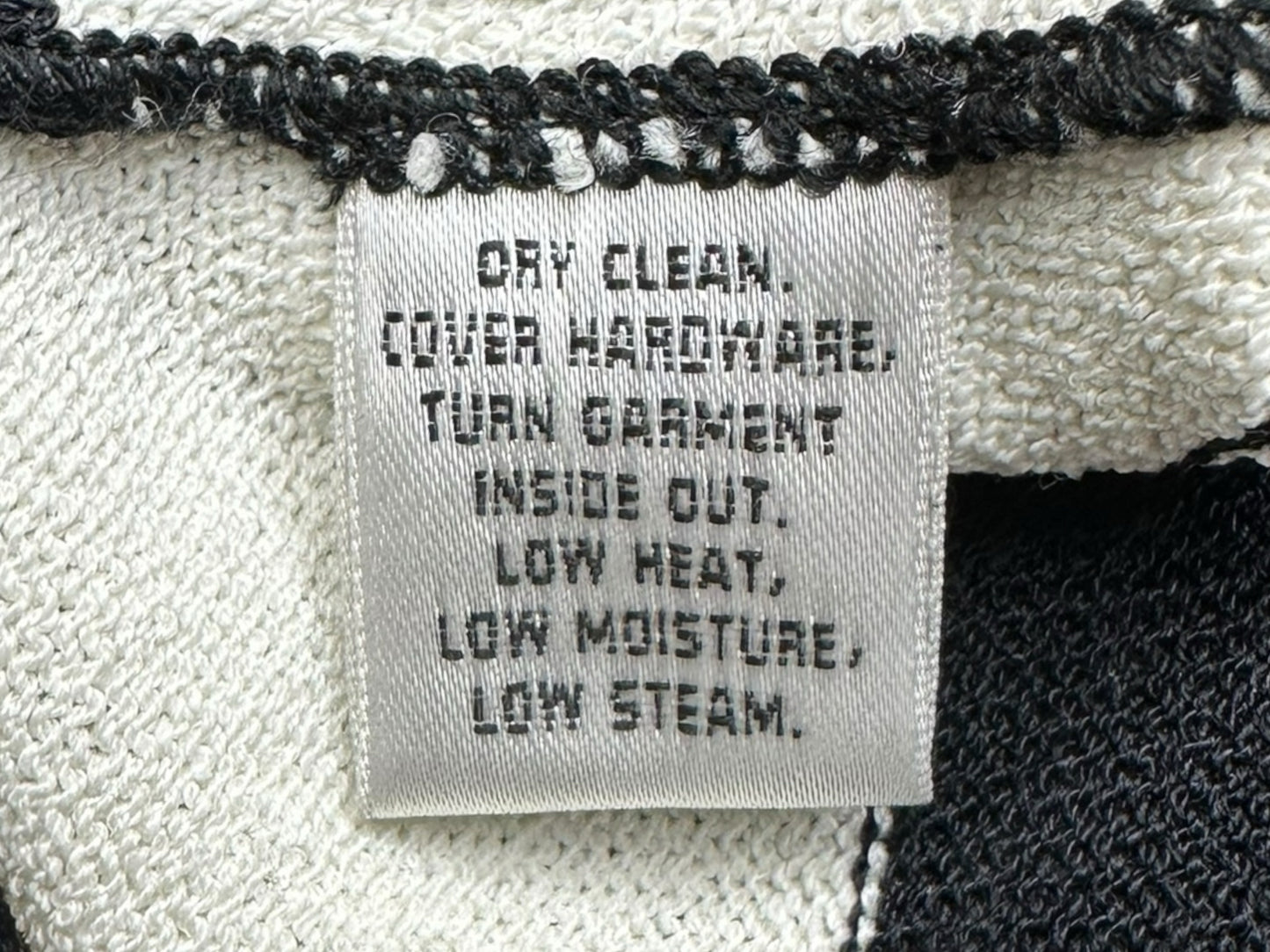 St. John Black Striped Knit Jacket Size 8