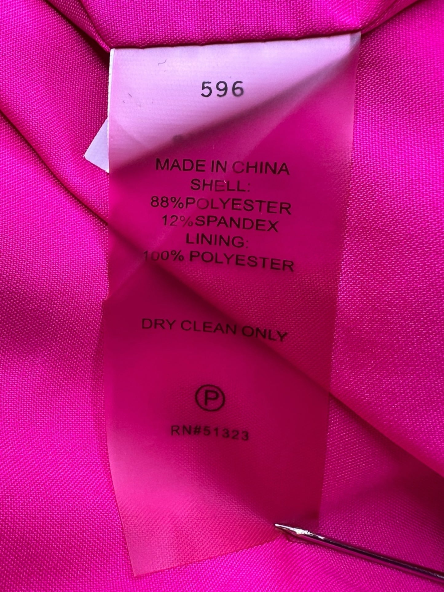 VINCE CAMUTO Hot Pink Blazer Size 2