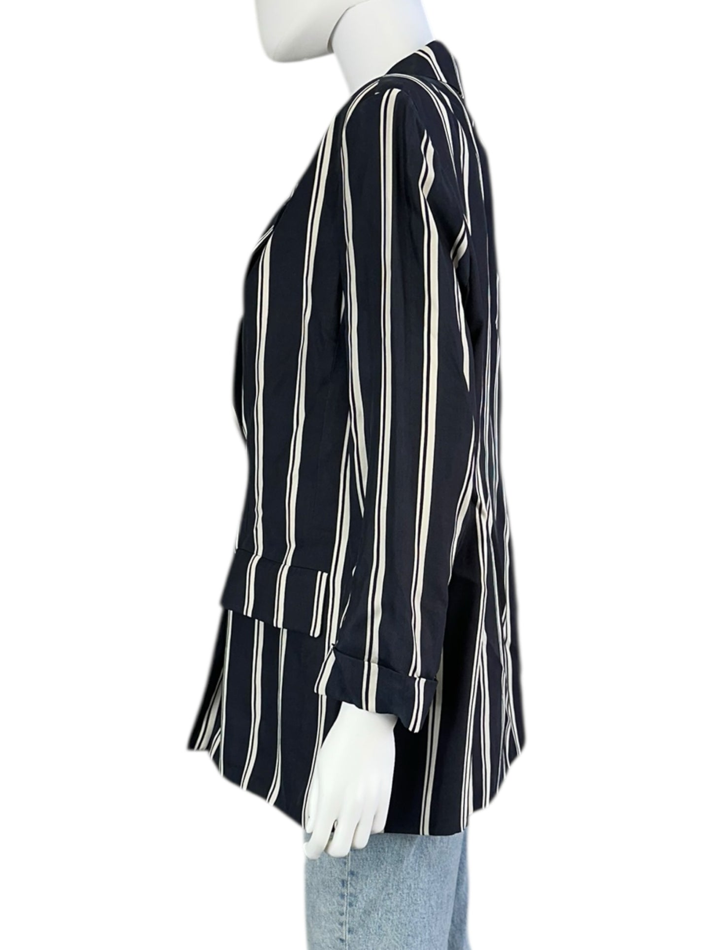 Iris Setlakwe Navy Striped Blazer Size 12