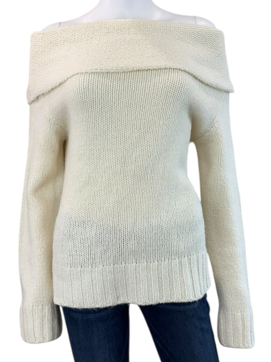 Anthropologie NWT Ivory Sweater Size M