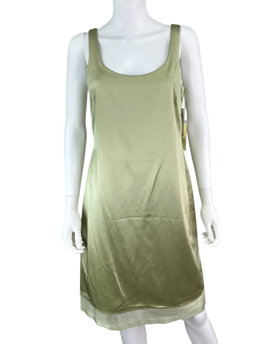Kay Unger NWT Green Silk Cocktail Dress Size 8