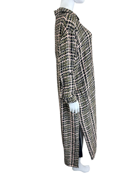 Sadie & Sage NWT Houndstooth Print Shirt Dress Size M