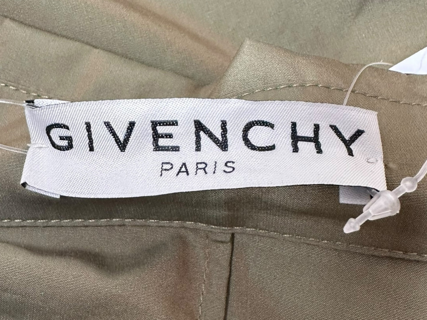GIVENCHY NWT Olive 100% Cotton Shirt Dress Size M